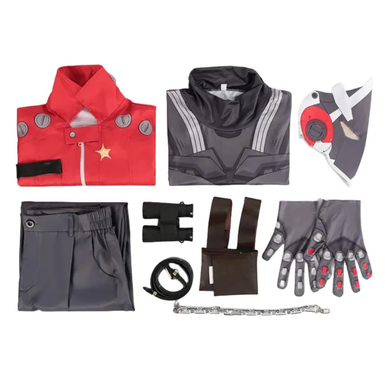 Sky05 Zenless Zone Zero Billy the Kid Cosplay Costume Wig Cos Zzz Halloween Costumes Wig Prop Masks99Ji*