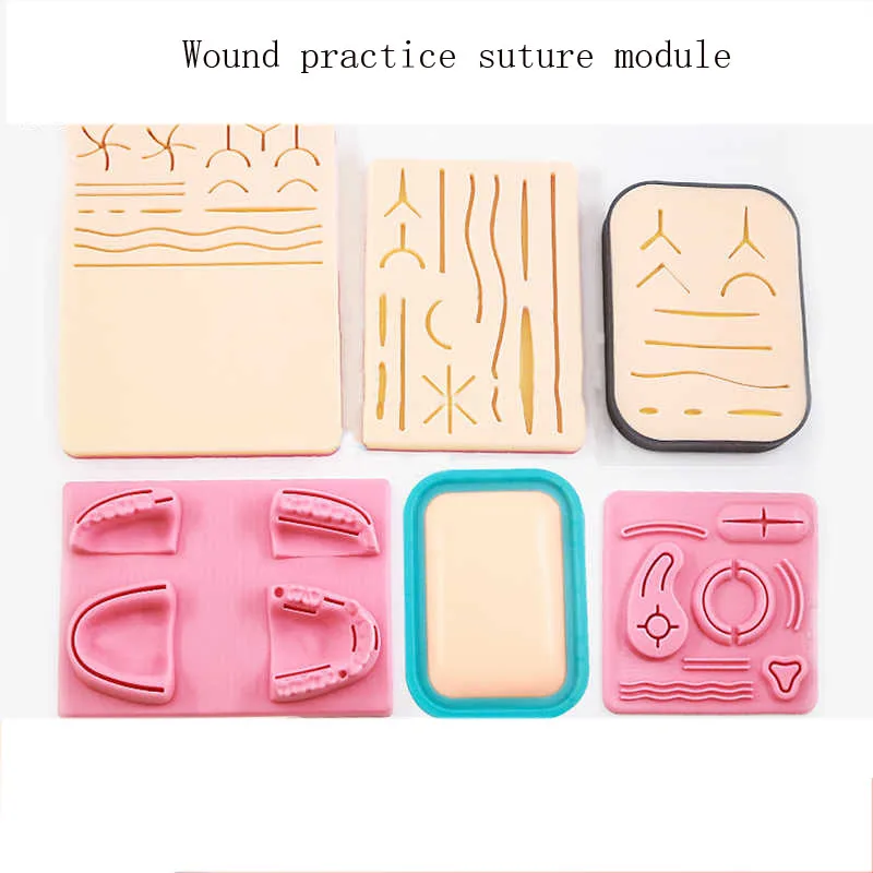 

Surgical suture practice model Medical students simulate skin wound laparoscopic oral suture practice model free of charge