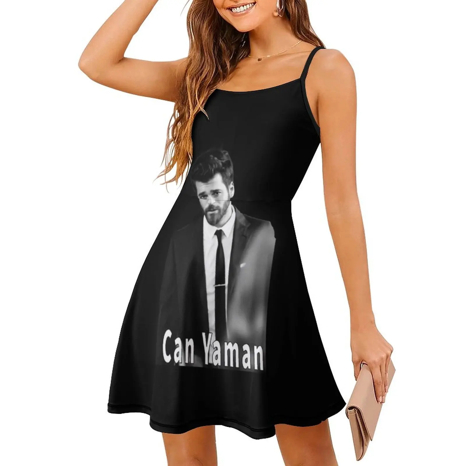 يمكن يامان بدلة البوهيمي فستان بلا أكمام للنساء طباعة فساتين حفلات الشاطئ يمكن يامان المرأة يمكن يامان فستان يامان ل