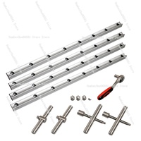 Heavy Duty Woodworking Clamp Quick Release Panel Clamp Workbench Holding Tool Bar Clamp Set