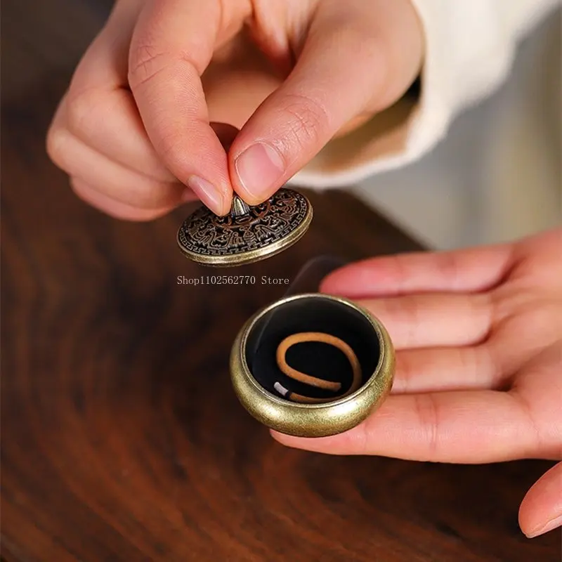 Alloy Mini Incense Burner Incense Way Supplies Accessories DIY Home Indoor Incense Tea Ceremony Incense Burner Ornaments