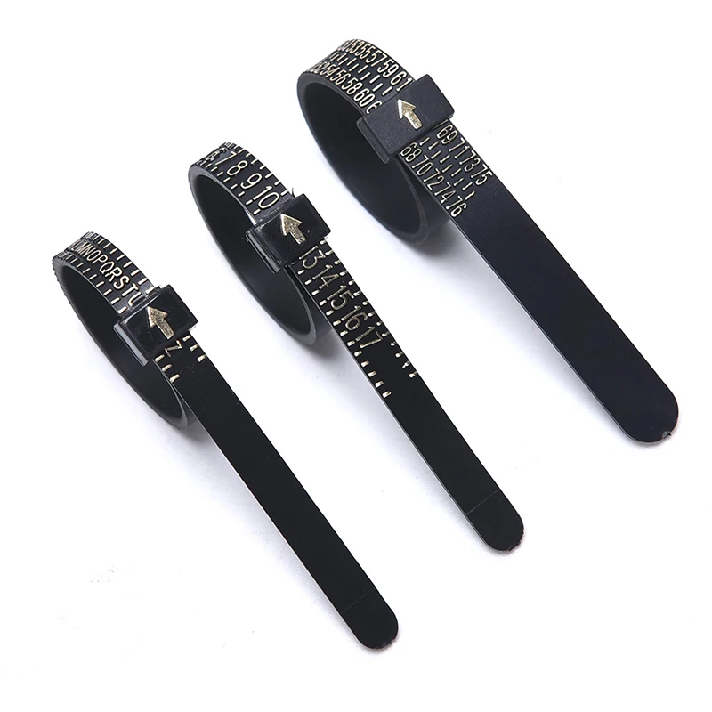 (YOUR)Ring Sizer US/Europe/UK Tape Ruler Measuring Finger Jewelry Measure Gauge Tool.