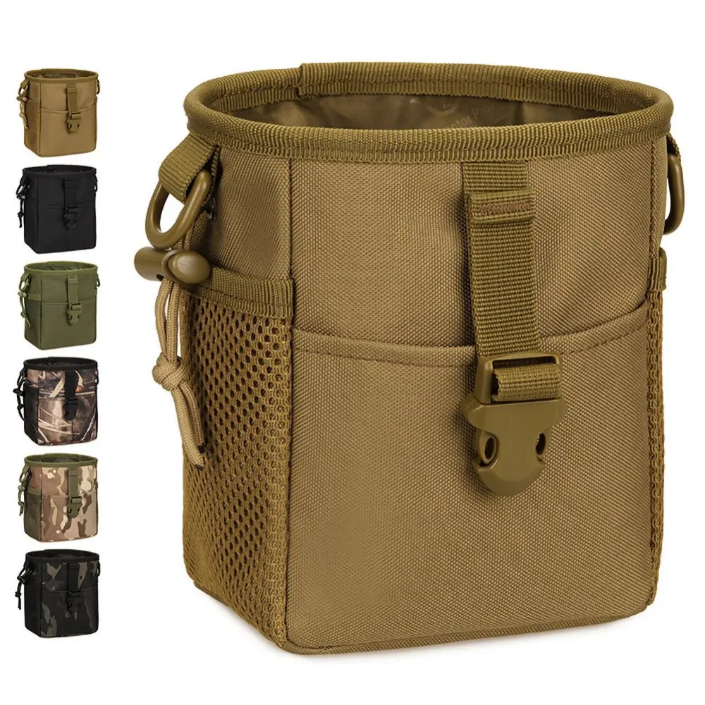 

Molle Hunting Tactical Airsoft Accessories Bag Magazine Dump Drop Pouch Recycle Waist Pack Ammo Bags Hunting Accessories