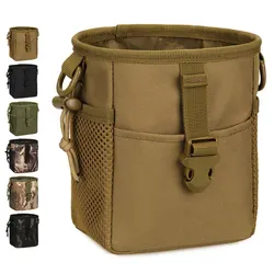 Molle Hunting Tactical Airsoft Accessories Bag Magazine Dump Drop Pouch Recycle Waist Pack Ammo Bags Hunting Accessories