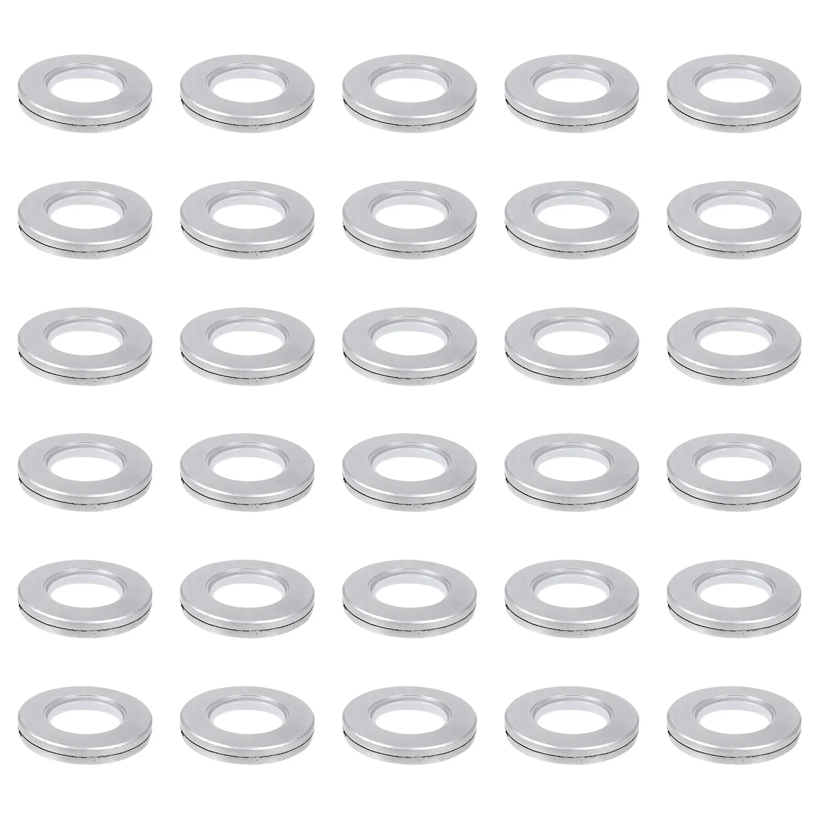 

50pcs Curtain Rings Nickel Thick Hanging Accessories for Shower Window Curtains Home Hotel Decor Lifting Buckle