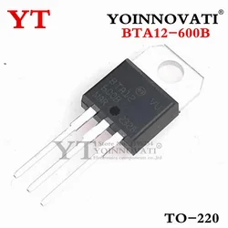 10Pcs/lot BTA12-600 BTA12-600B TRIAC ALTERNISTOR 600V TO-220