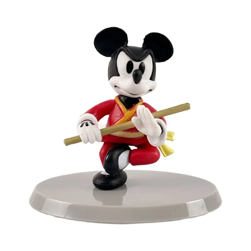 Coffret mystère de dessin animé Kung Fu, figurines de collection Tai Chi Mickey et Minnie, décor d'anime de boîte aveugle pour les fans (modèle en Pvc 9 pièces)