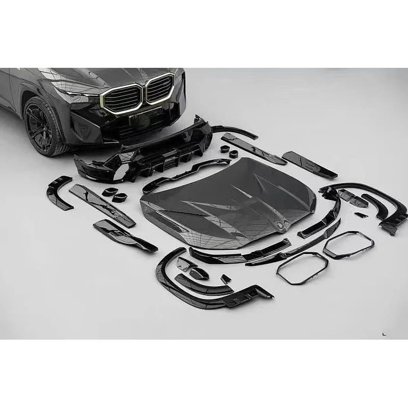 Dry Carbon Fiber Body Kit With Hood Spoiler Rear Diffuser for BMW XM Car Accessories