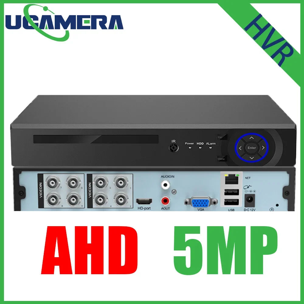 

6 in 1 4CH 8CH 5MP 4MP 1080P AHD DVR Surveillance Security CCTV Recorder 3G WIFI Hybrid DVR NVR For Analog AHD CVI TVI IP Camera