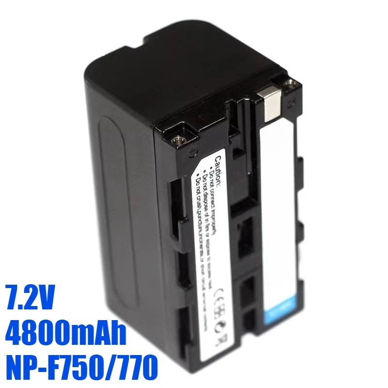 بطارية كاميرا 7.2 فولت 4800 مللي أمبير في الساعة NP-F750/770 لأجهزة سوني VX2000E/HDR-FX1000E/HVR-HD1000C