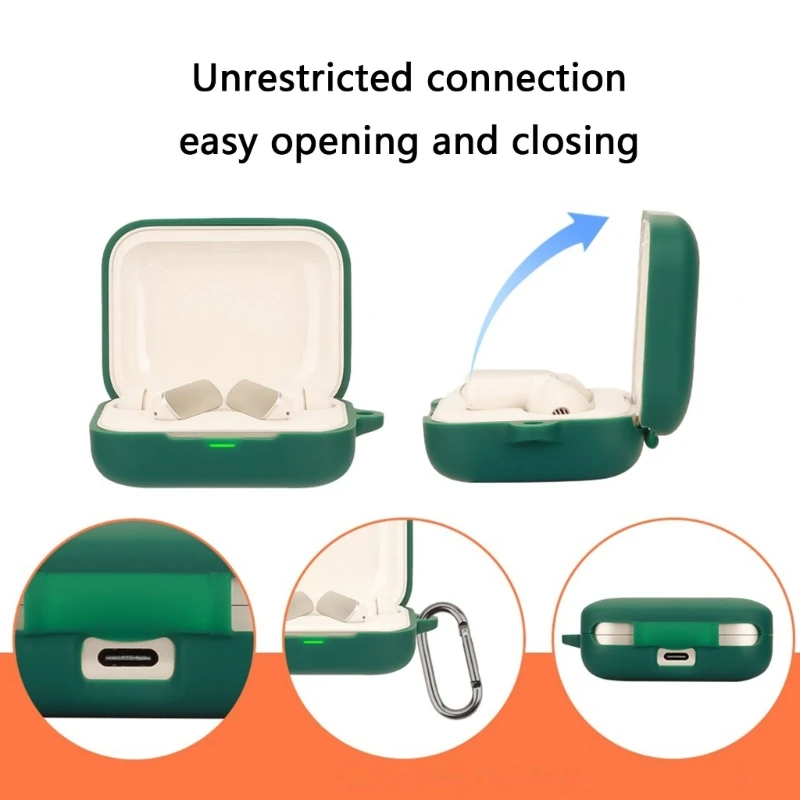 Headphone Skin Silicone Housing Case Dustproof Water Resistant Protective Cover Damage Prevention Sleeve For Realme Buds Air 7