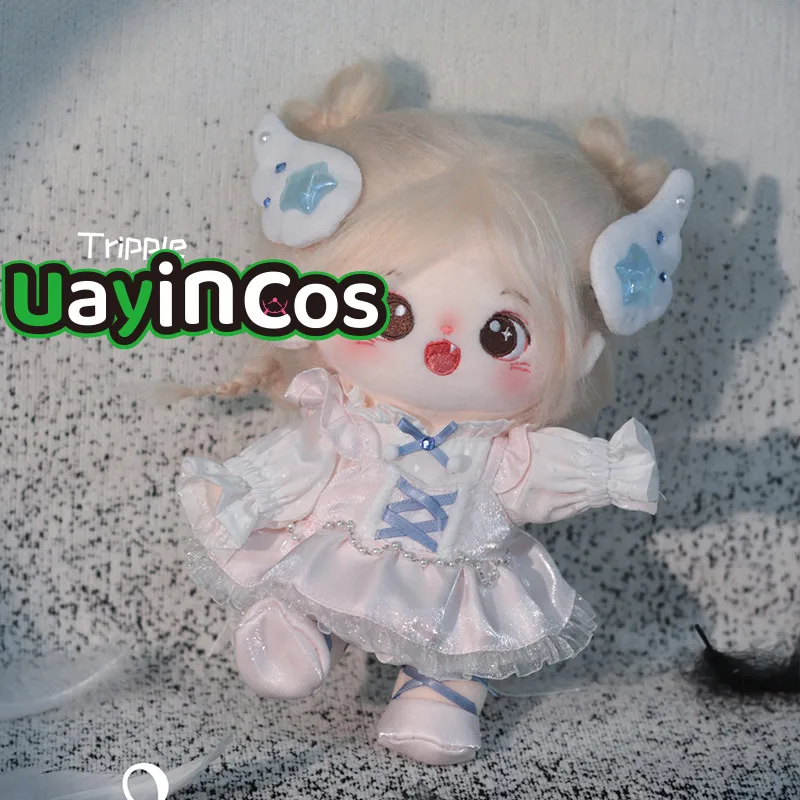 

В наличии, 20 см, одежда для кукол, лебединое перо, бант для волос, милая балетная юбка в стиле Лолиты, платье, костюм, мягкие плюшевые аксессуары для кукол