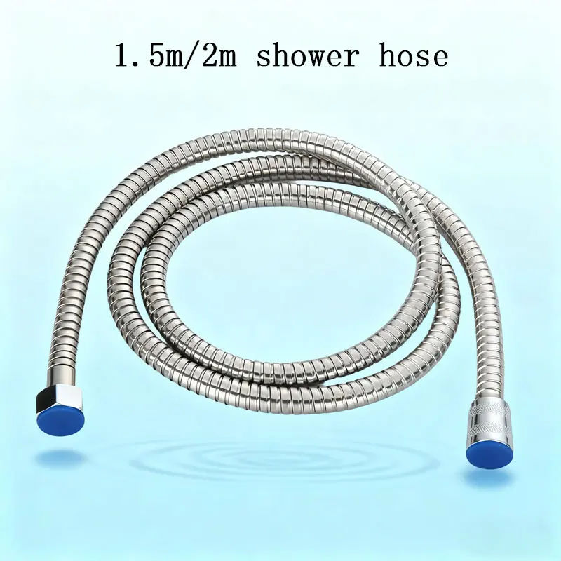 

Shower Hose Stainless Steel Shower Tube Anti-Kink and Leak-Proof High Pressure Resistance Easy Replacement Universal Connection