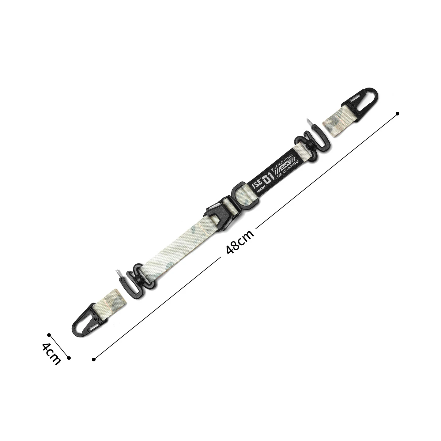HDIRXG Outdoor Camping Hangriem Draagbare Verstelbare Handriem Multifunctionele Wandel- en Campinguitrusting Tactische riem