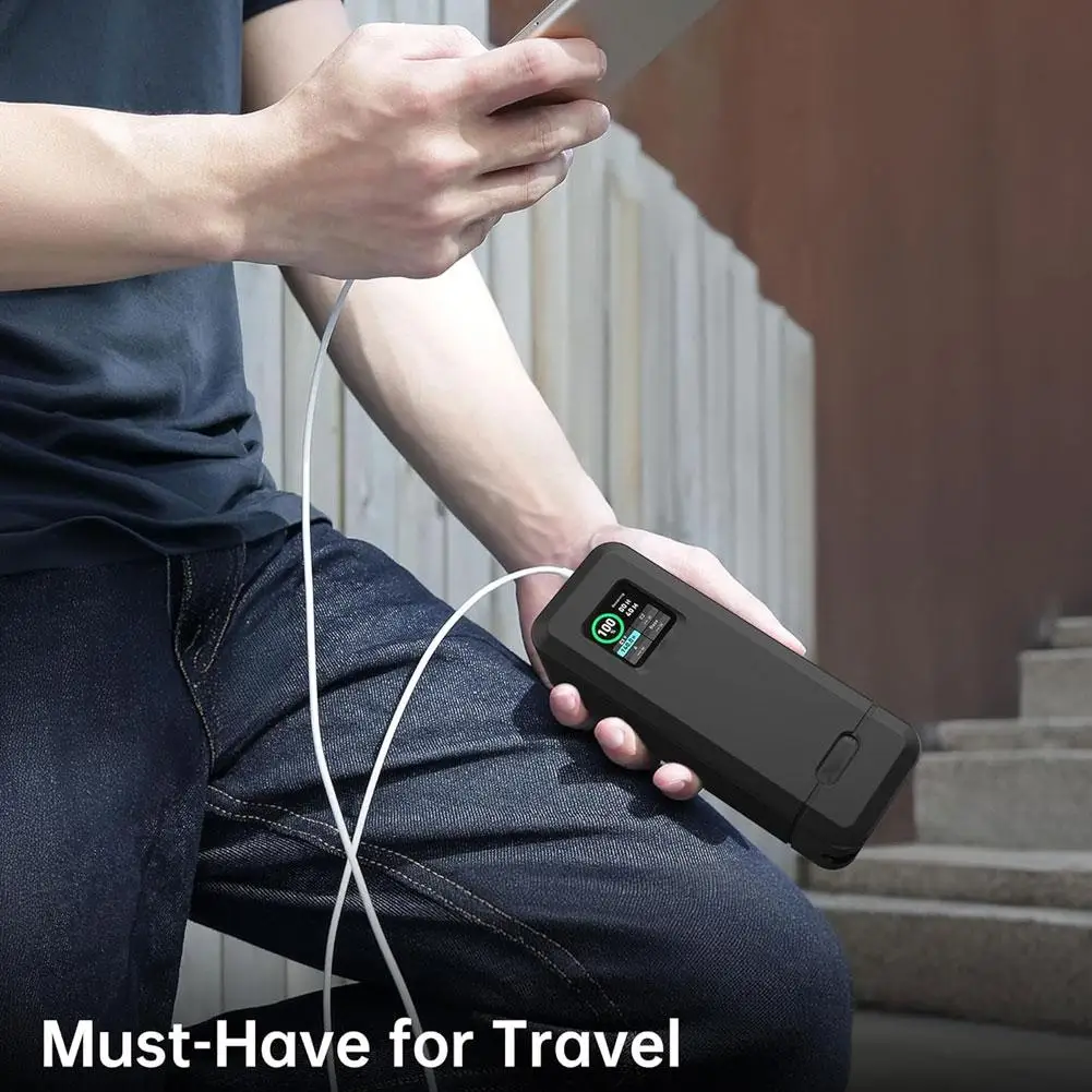 Силиконовая флейта для Anker Prime 27650 мАч 250 Вт портативное зарядное устройство TF/SIM-карта портативная модная переноска для путешествий флейта H J8P3