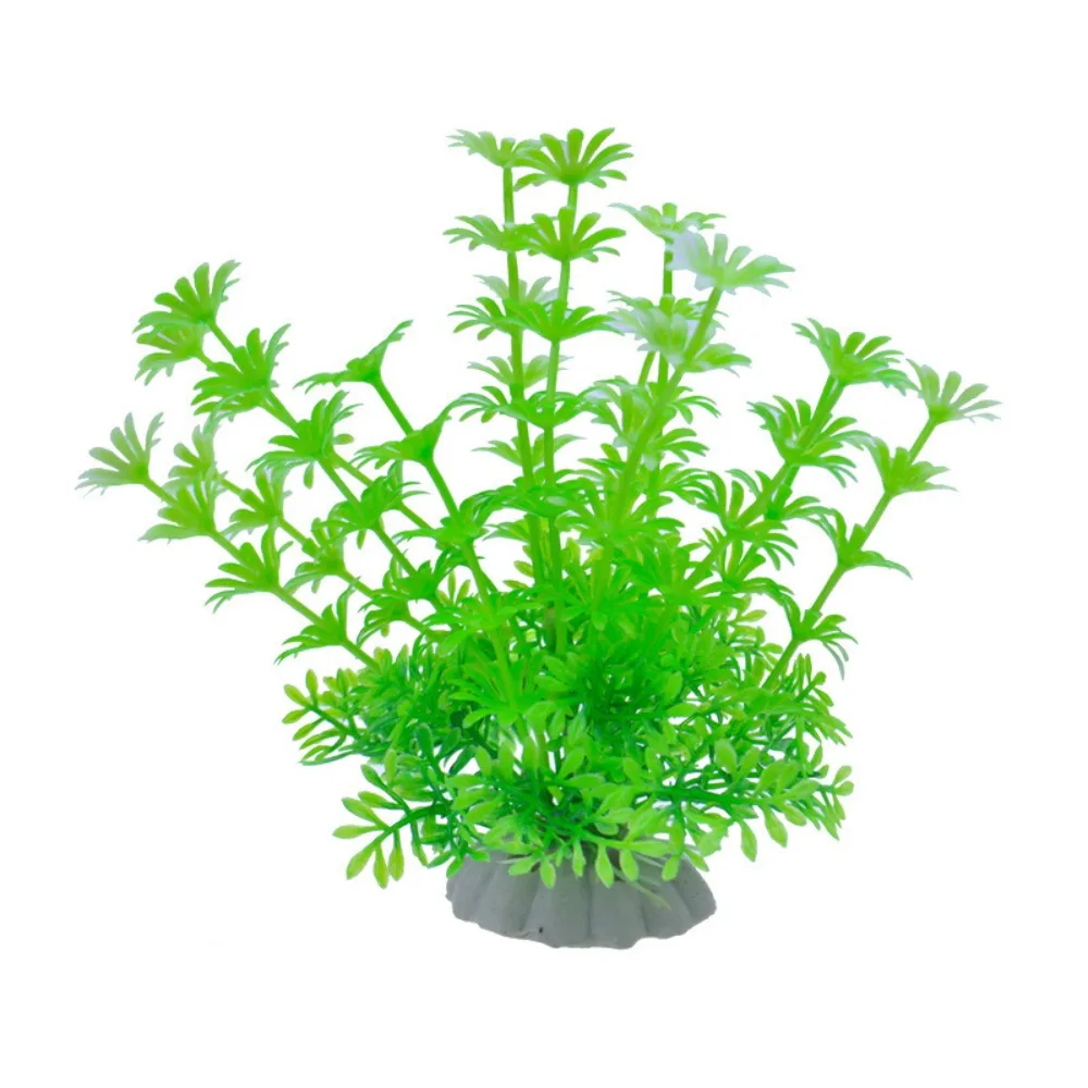 

5pcs Crafts Plastic Aquatic Plants Simulated Vivid Fake Grass Creative Artificial Seaweed Water Grass Living Room
