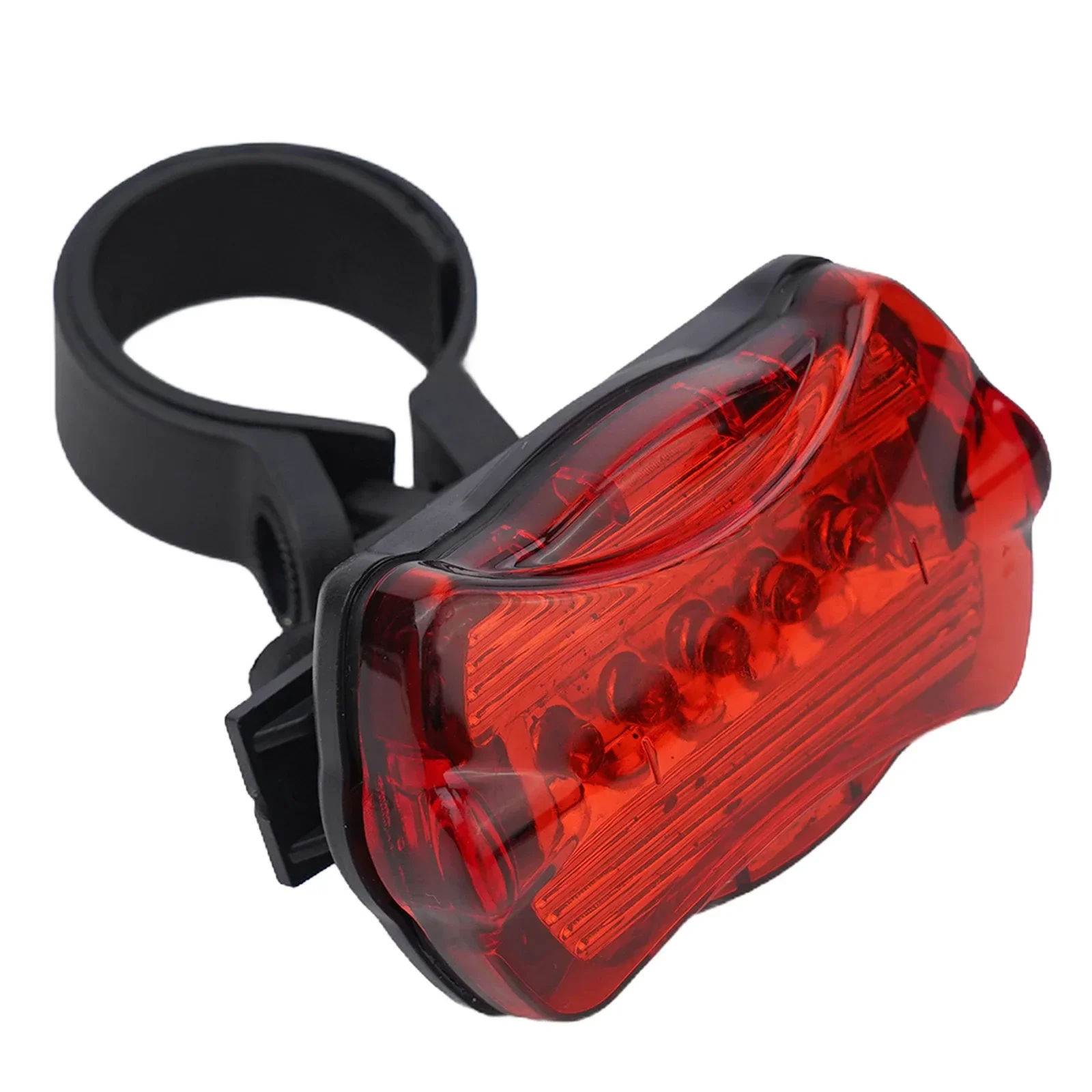 Waterproof Bike Bicycle Cycling 5 LED Night Safety Flashing Rear Tail Light Lamp Plastic 6.5 X4 X2.5cm Bicycle Light Bracket