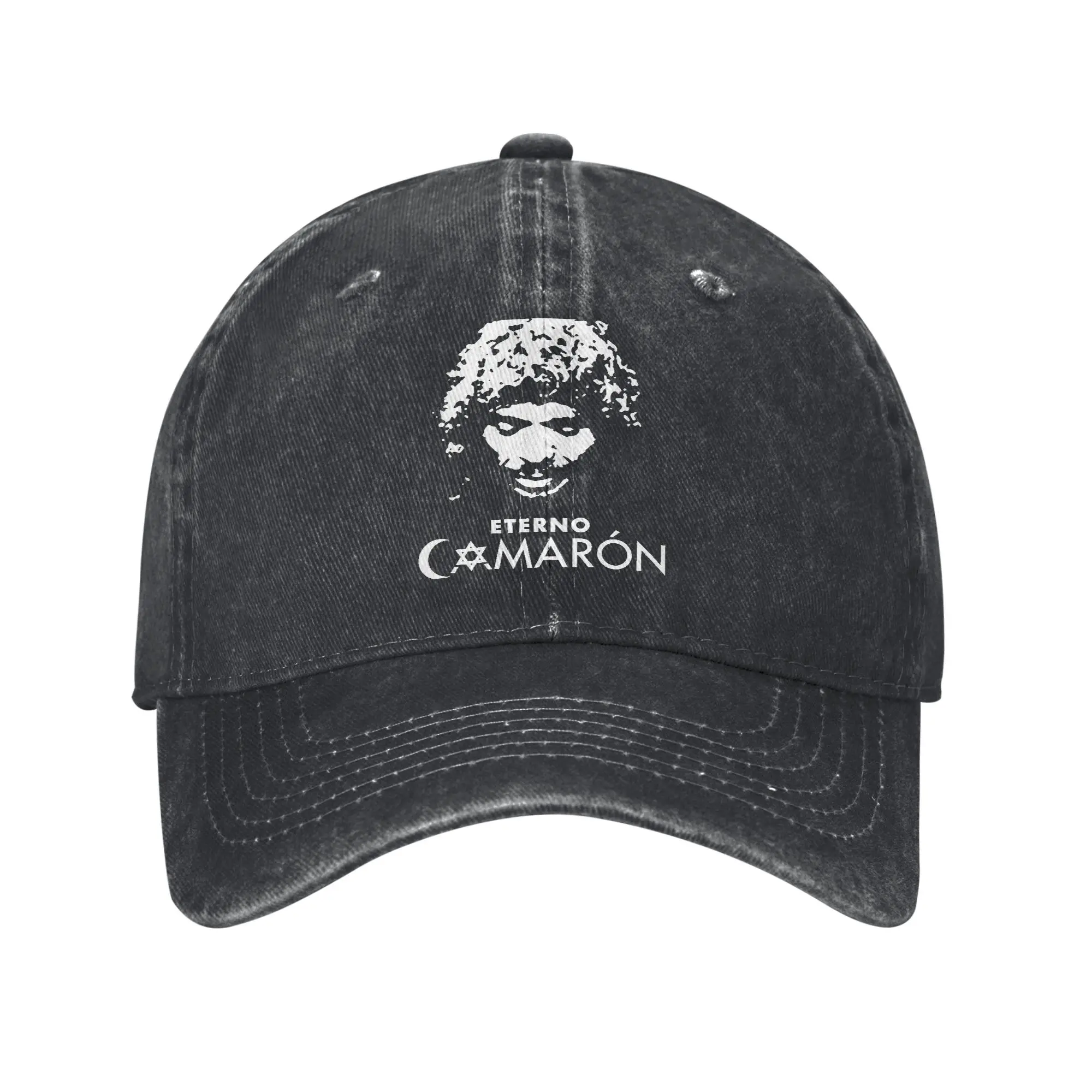 Camarons De La Isla Flamenco Singer Baseball Cap Casual Distressed Denim Island Shrimp Sun Cap Unisex Outdoor Summer Gift Hats