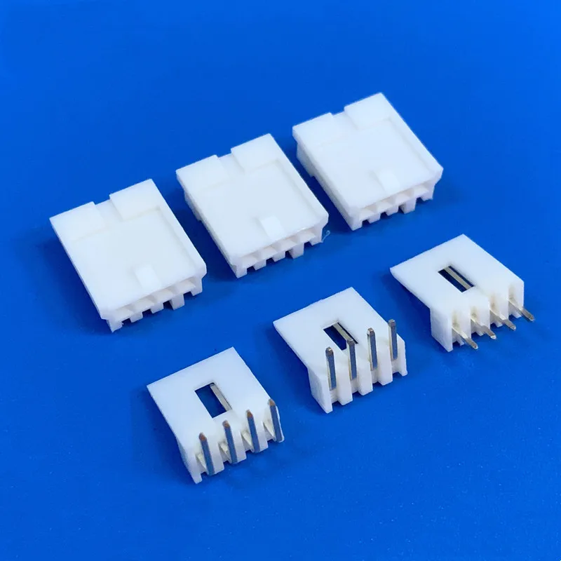 

5pcs Mini 4P Connector Floppy Power Supply Jack 2.54mm Pitch Straight/Right Angle Socket Housing Terminals