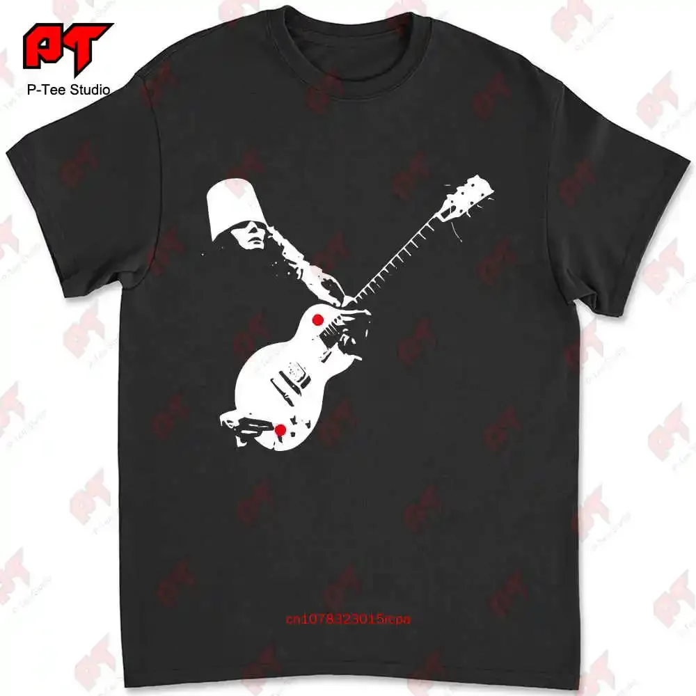 Buckethead Play Guitar Black T Shirt Sweat S Size S 4Xl Adult High Quality Best 23N5