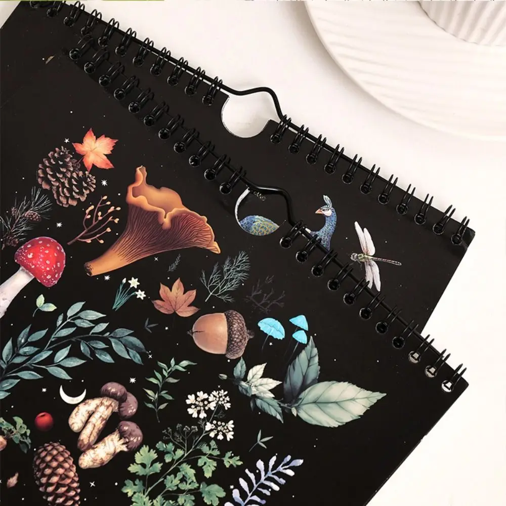 

Настенные лунные календари на 18 месяцев, 2025 год, темный лес, INS, английский настенный календарь, органайзер для повестки дня, подвесной календарь-планировщик