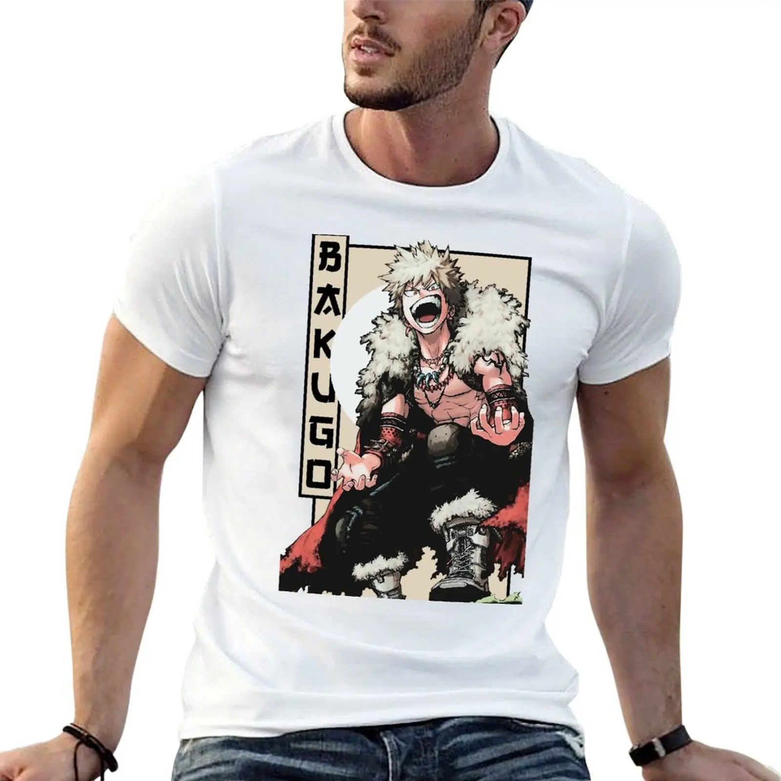 

BAKUGO KATSUKI T-Shirt man tshirt t shirts for man pack white t shirts for man slim fit T-shirt