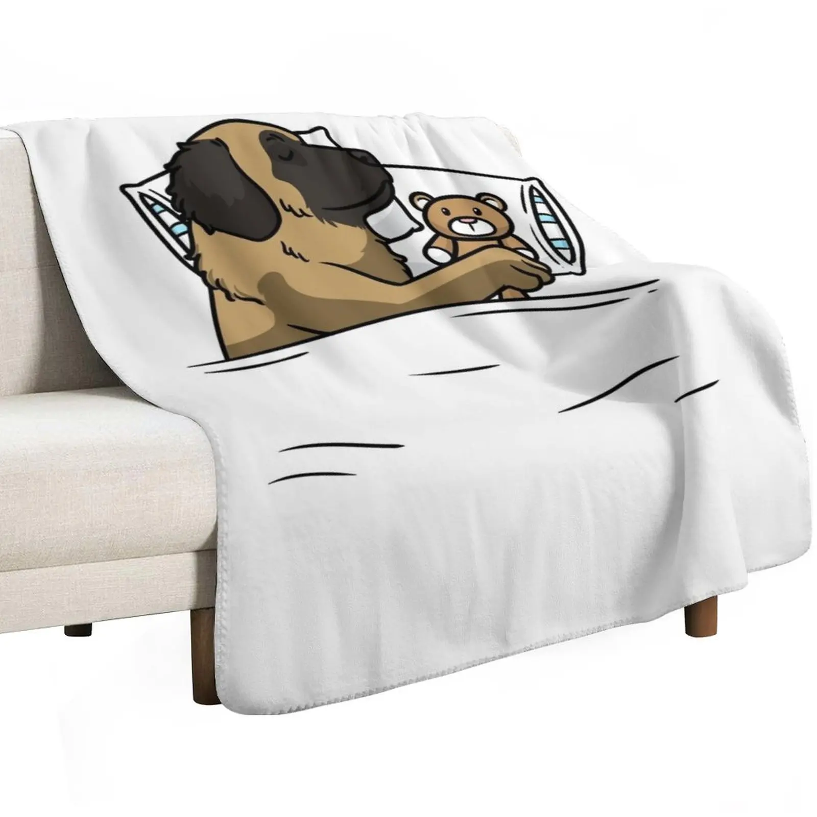 Leonberger Dog Official Sleeping Shirt Throw Blanket Retros Hairys Tourist Plush for babies for winter Blankets