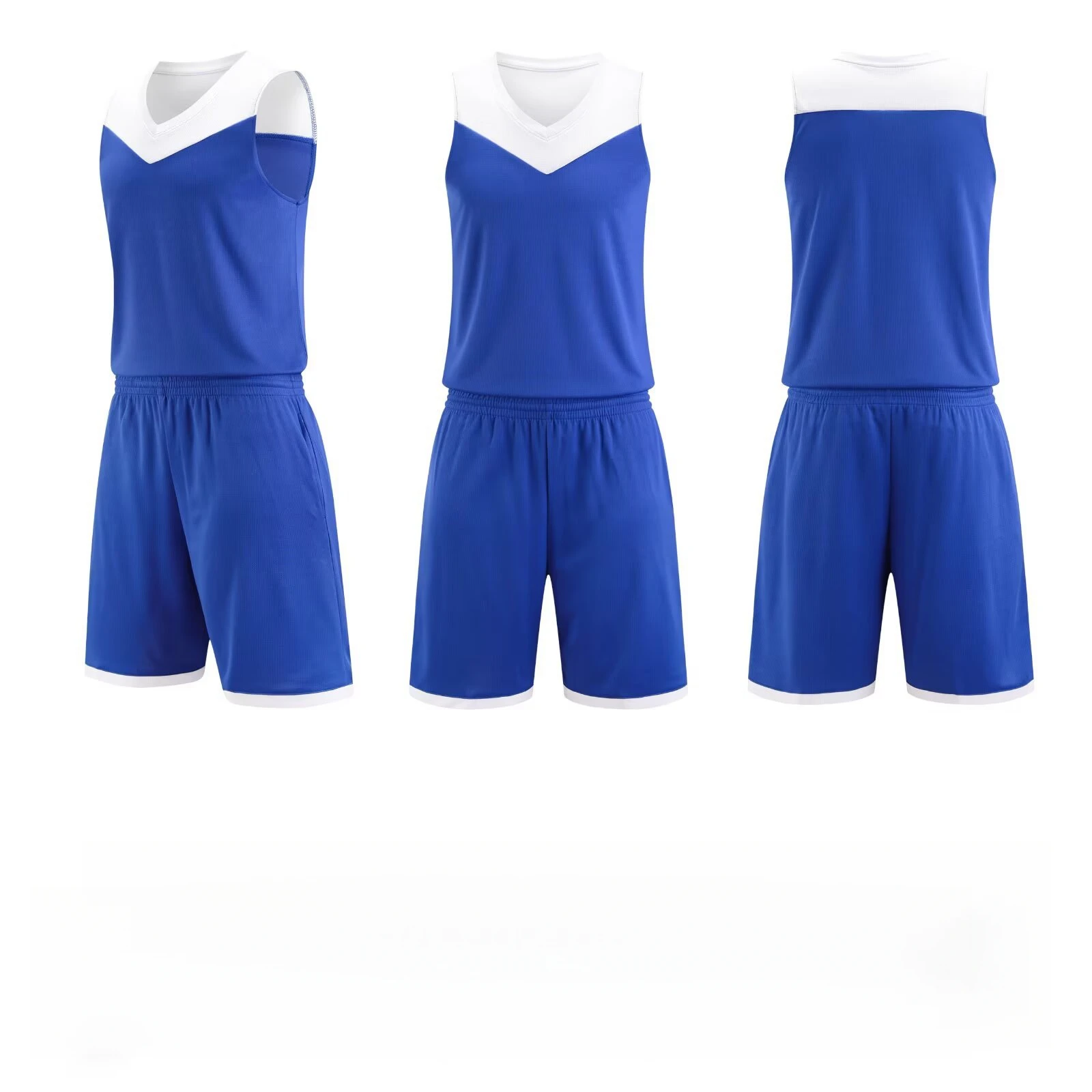 Men's Team Set Custom Logo Pattern Sports Comfortable Breathable Sweat Absorbing Vest Jersey Boys' Set Top And Shorts Print