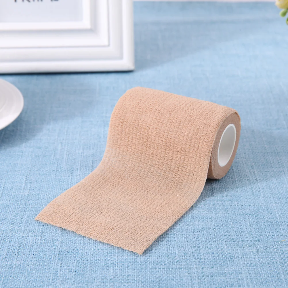 5 Stück 2,5/5/7,5/10 cm selbstklebende elastische Bandage, kohäsives Vliesband, Einwegband für Sport, Befestigung, Finger, Handgelenk, Bein – Detail 12
