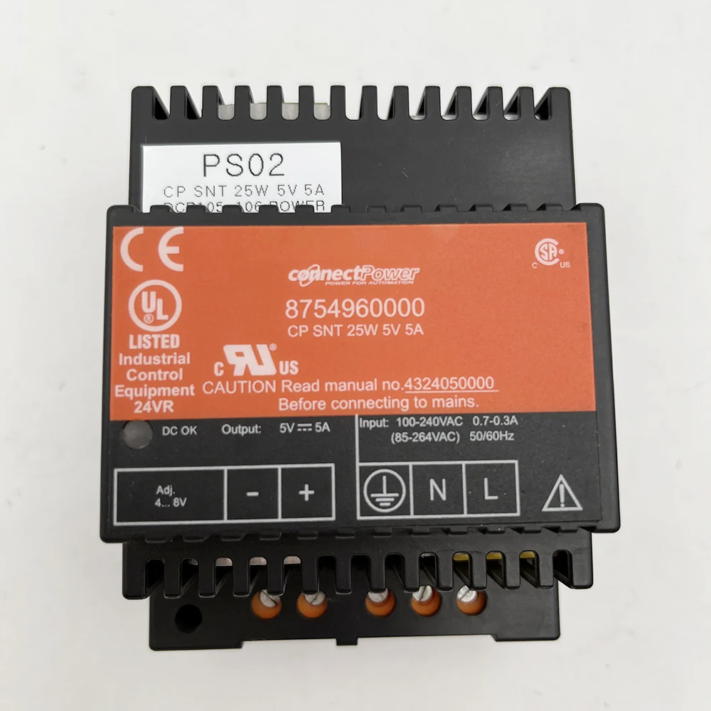 8754960000 CP SNT 25W 5V 5A AC-DC Switching Power Linear Power Supply