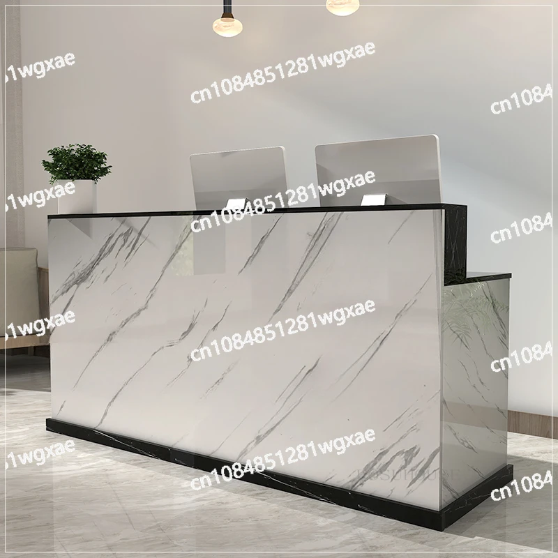 Front Desk Beauty and Hairdressing Reception Desk, Clothing Store, Conference Room, Bar Table, Minimalist Modern Company