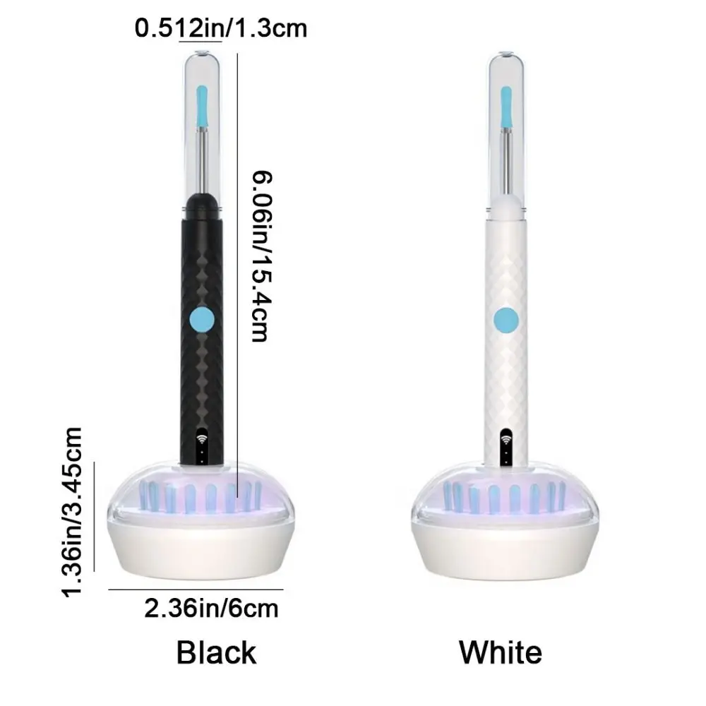 USB شحن البصرية الأذن العصي رقيقة جدا 4.2 مللي متر 6 أضواء LED البصرية اللاسلكية منظار الأذن كاميرا مقاومة للماء 1080P المنظار البصري #6