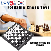 Chess Toys Foldable Mini Portable  Chess Set   And Adults Travelling, Camping Entertainment Toys(13cm)