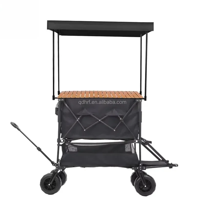 Folding Stall Table Board Portable Sunshade Removable Table Large Table Awning Night Market Street Stall Foldable Cart