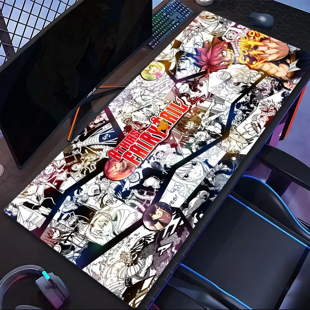 

Anime fairy tail Mouse Pad Tablet mouse Pad Laptop xl desktop mouse mat cute HD printing Gaming keyboard pad csgo Player 90x40