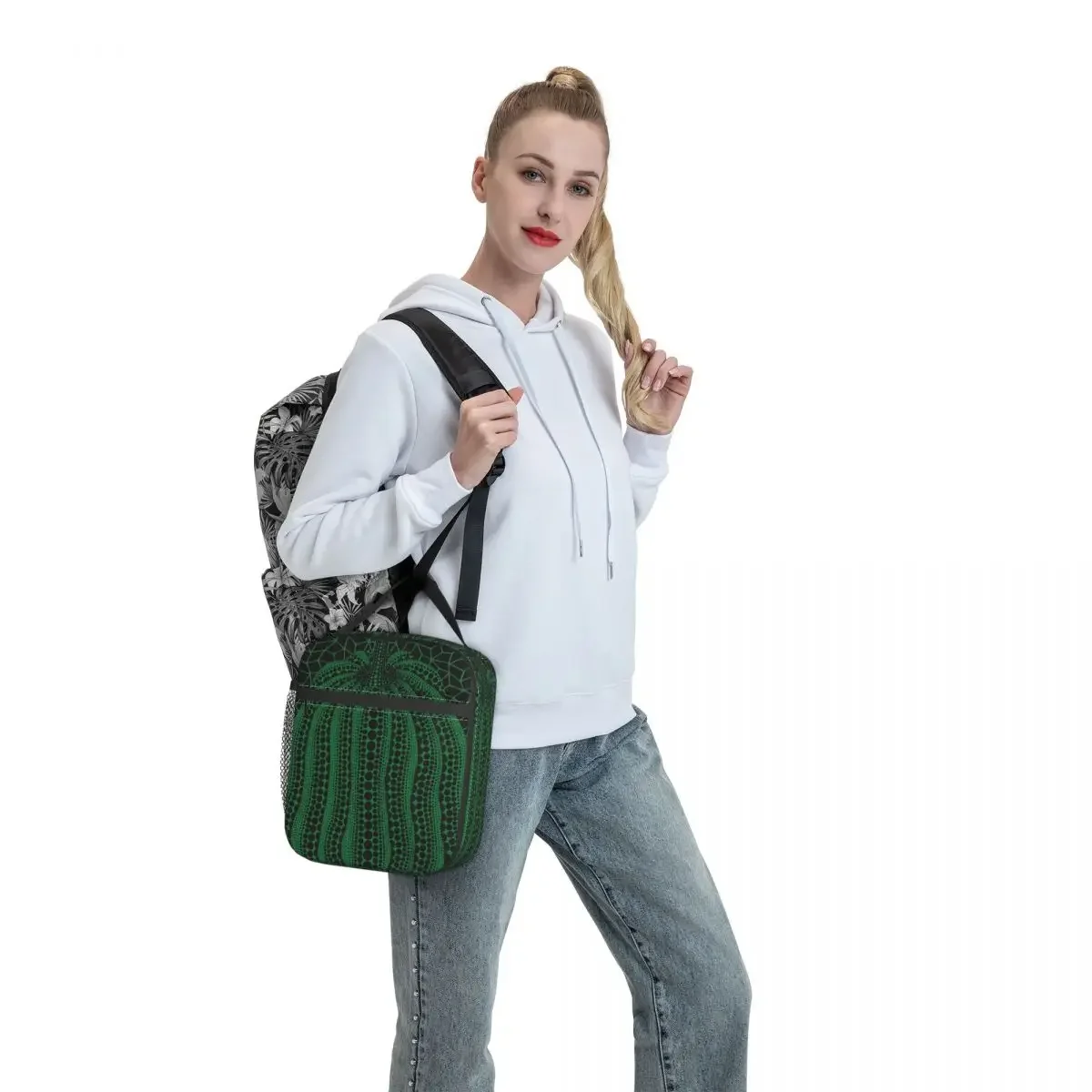 Yayoi Kusama Pumpkin Abstract Art Insulated Lunch Bag for Kids School Cooler Thermal Food Box Tote Lunch Boxes Container