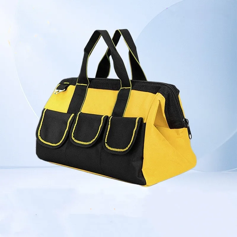 Heavy Duty Oxford Tool Bag Electrician Work Shoulder Tote Multi-Function Tool Storage Organizer for Repairman