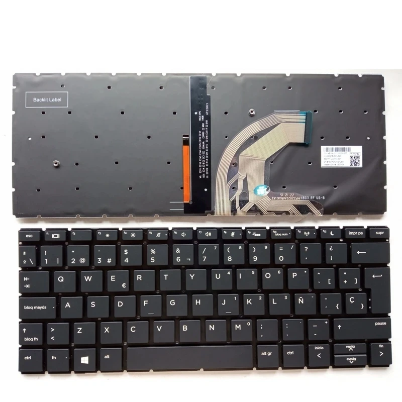 

430 G6 Spanish Keyboard For HP ProBook 430 G6 430 G7 435 G6 435 G7 HSN-Q14C HSN-Q23C Notebook Backlight