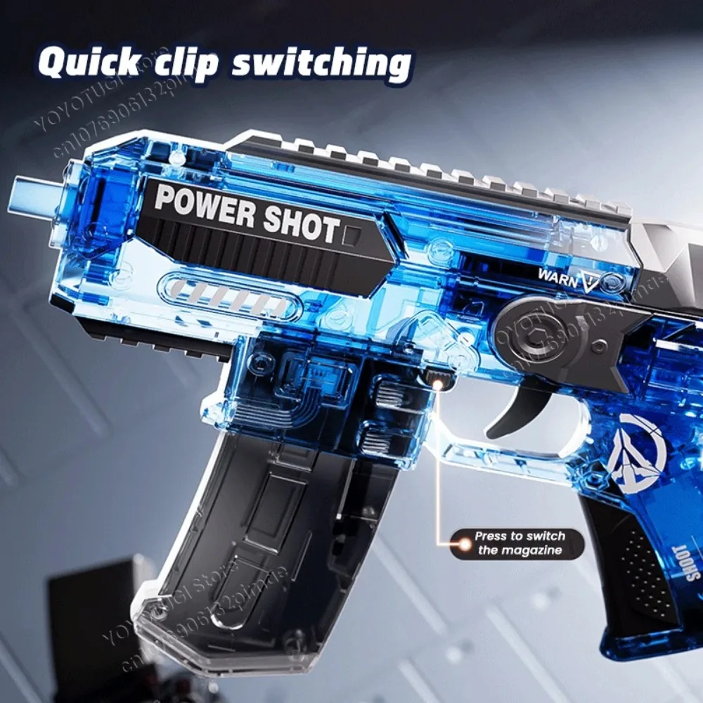 Fully Automatic Electric Water Gun High Pressure Fully Automatic Watergun Toy for Kids Summer Outdoor Pool Fight Game Toys Gift