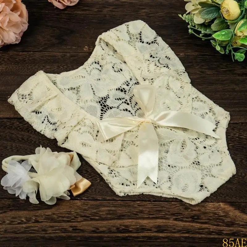 

85ae Baby Bow Lace Romp