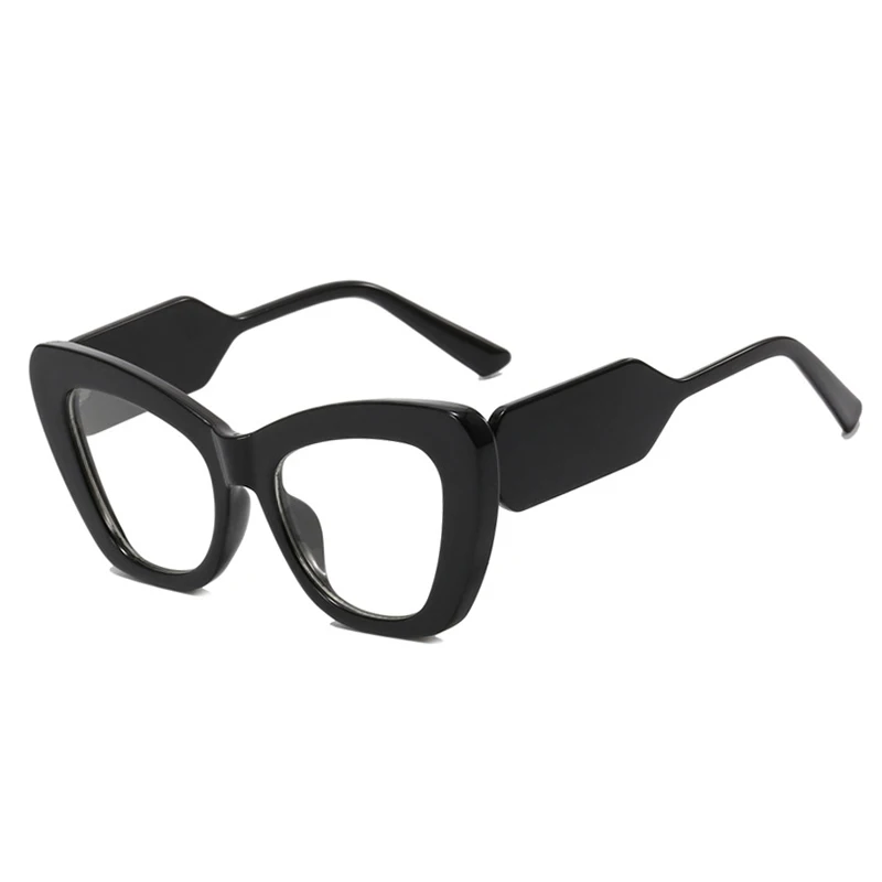 Fashion Sexy Cat Eye Women\'s Glasses 2024 Trend Anti Blue Light Eyeglasses Frame Retro Green Optical Clear Lens Eyewear Lady