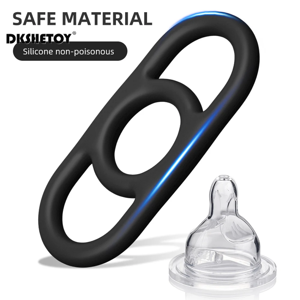 4 Size Penis Ring for men Delay Ejaculation Cock Rings Penis Sleeve Penis Trainer High Elasticity Time Lasting Sex Toys for Men