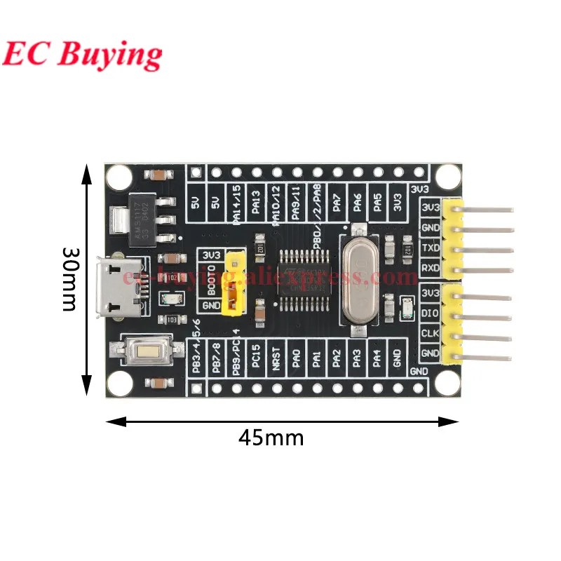 STM32G030F6P6 STM32G030 Development Board G030 MCU M0 Core STM32 G030F6P6 ARM Small Mini System Learning Module STM32G030F6