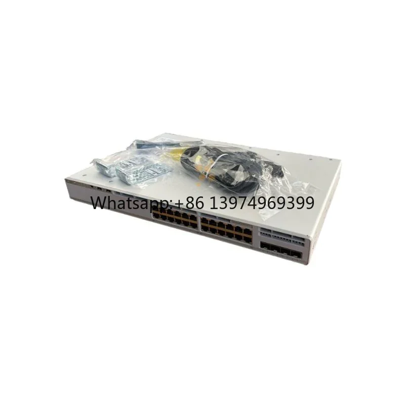 New Original  Network Switch 9200L 24 Port PoE+ 4x10G Network Advantage Switch  C9200L-24P-4X-A