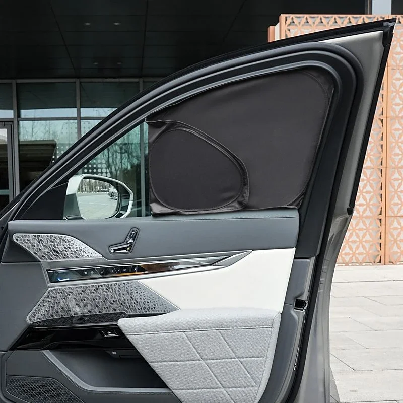 

Car Black Windows Privacy Sunshade Anti-UV Heat Insulation Protect Cover Interior Accessories For BMW I7 7 Series G70 2023-2026