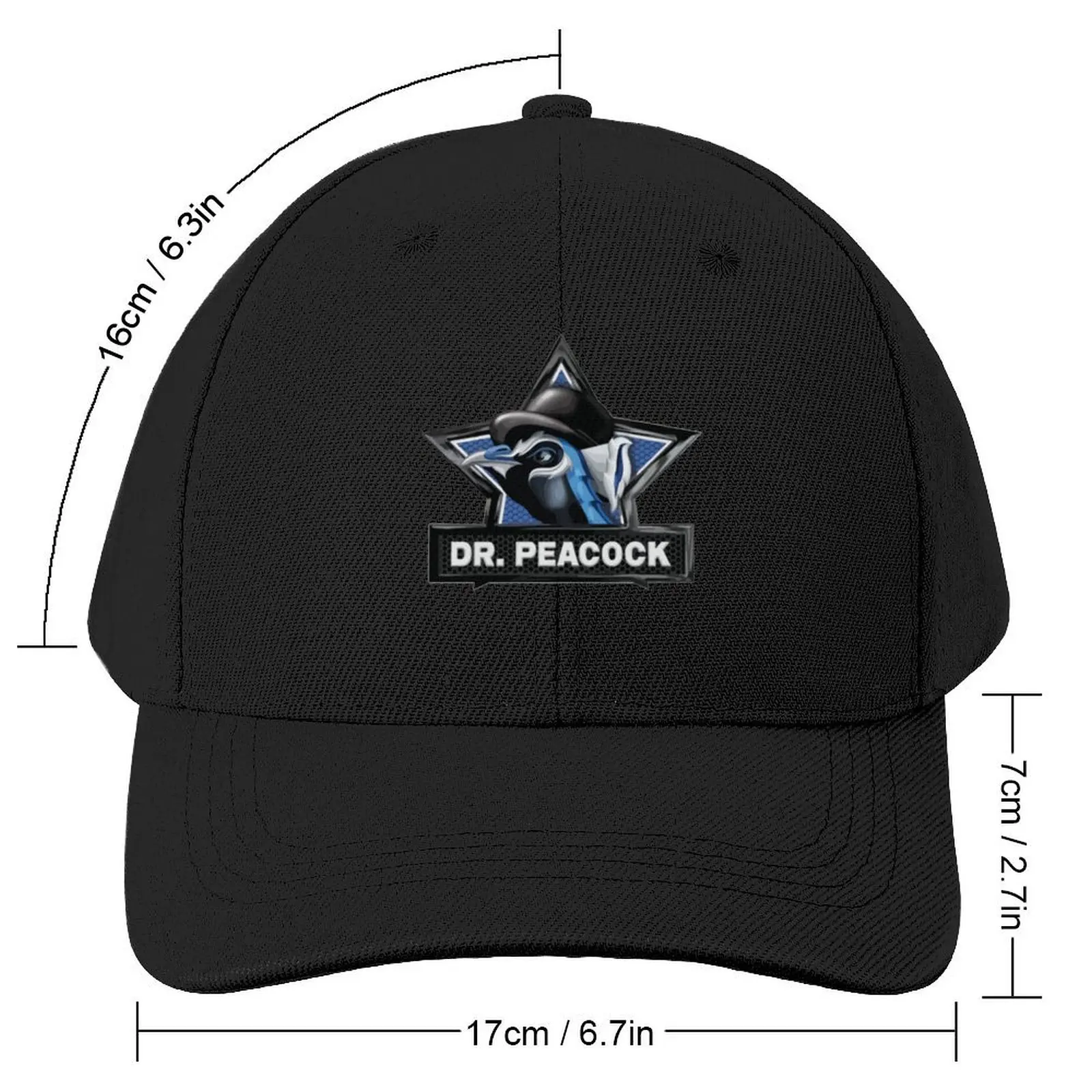 Dr.Peacock Baseball Cap New Hat Trucker Hat cute For Women Men's