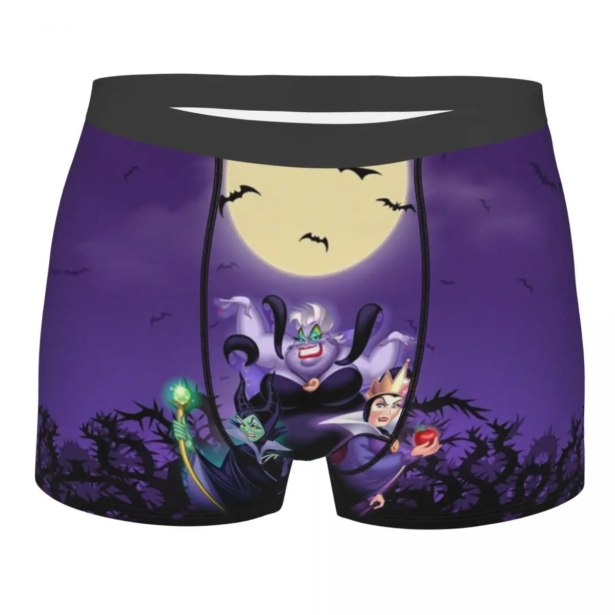 

Крутые боксеры с героями мультфильмов «Малефисента», шорты, мужские трусы, дышащие трусы, нижнее белье