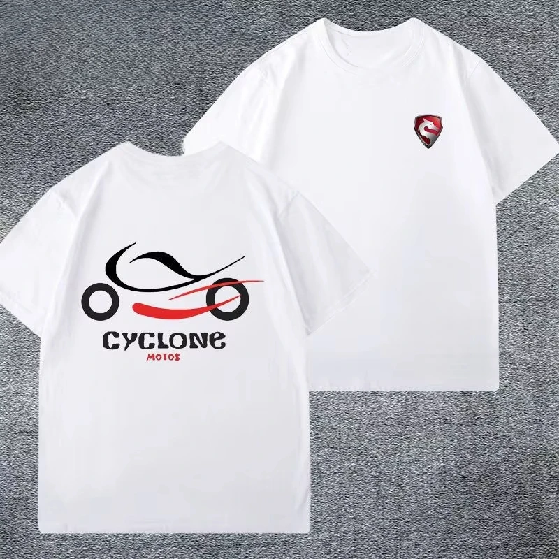

2025 Summer New T-shirt for men and Womena personalized and fashionable heavy motorcycle T-shirt for men and women