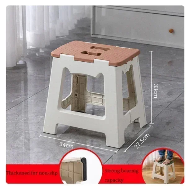 2025  Baby Children Toilet Bathroom Foot Stool Plastic Home Furniture Cartoon Fruit Pattern Anti-Slip