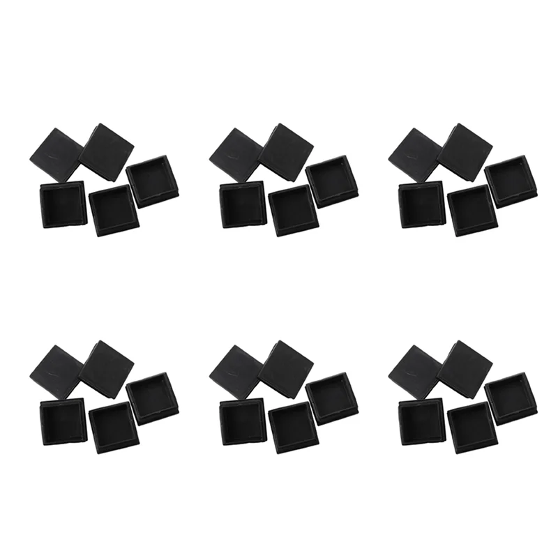 A02M-30 Stuks Plastic Vierkante Blanking Eindkappen Tubing Tube Inserts 50Mm X 50Mm